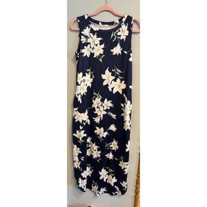 🌴 Hount Women's Casual Summer Sleeveless Dress Split Maxi Dresses SIZE MED